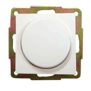 Regulador de luz por giro de empotrar 56x56mm