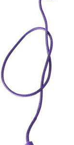 Portalámparas silicona E27 cable textil 1M - Violeta