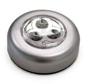 Push-Light 3LEDs. 3 pilas R3 (AAA) - Blíster