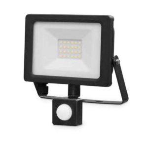 Proyector LED con sensor 10W 6000K IP65 Negro