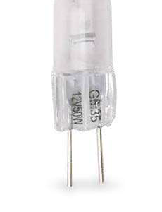 Lámpara halógena Bi-pin 50W G6,35 12V