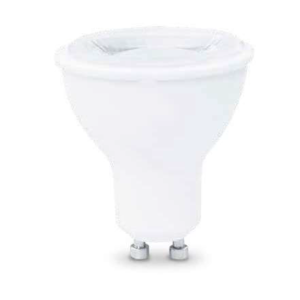 Lampara Dicroica LED COB 6W GU10 3000K regulable
