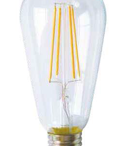 Lámpara Serie Oro decorativa tipo pera LED 4W E27 1800K