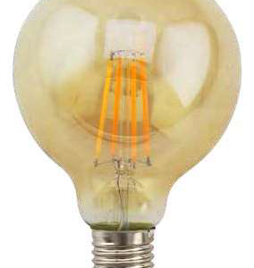 Lampara Vintage deco. globo G95 LED 7W E27 2500K