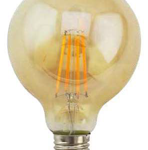 Lampara Vintage deco. globo G125 LED 7W E27 2500K