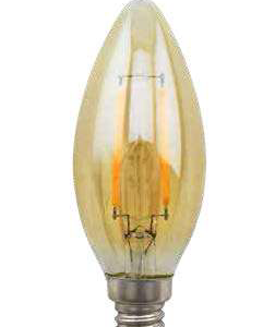 Lampara Vintage deco. vela LED 5W E14 2500K