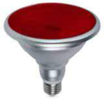 Lámpara PAR38 LED SMD 18W E27 Rojo IP65