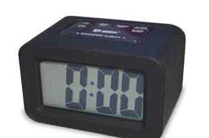 Reloj despertador silicona negro