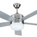 Ventilador techo mando+Luz 52' 5 aspas maderaMetal