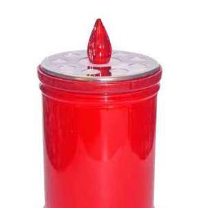 Vela decorativa luminosa LED Roja - Blíster