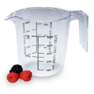 Jarra medidora 500ml plástico