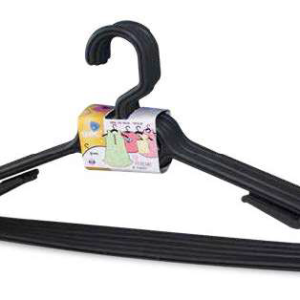 Set de 5 perchas plástico