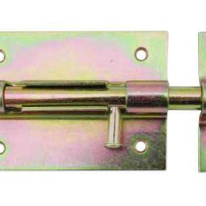 Pasador cerrojo orificio candado 100mm bricomatado