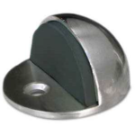 Tope puertas Ø45x25mm níquel satín semiesférico