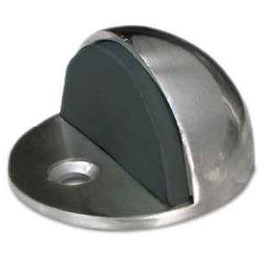 Tope puertas Ø45x25mm níquel satín semiesférico
