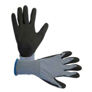 Par de guantes finos de PVC Talla 10 - Negro