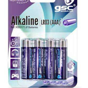 Pila alkalina GSC evolution LR-03 (AAA), Blíster 4 Ud.