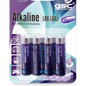 Pila alkalina GSC evolution LR-6 (AA), Blíster 4 Ud.