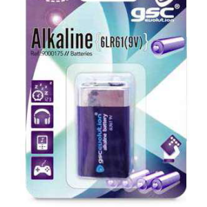 Pila alkalina GSC evolution 9V, Blíster 1 Ud.
