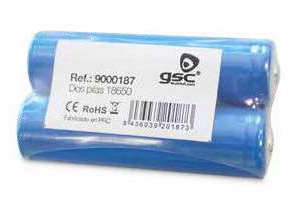 Pila recargable 2x18650 2200mah