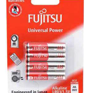 Pila Alkalina FUJITSU LR-03 (AAA), Blíster 4 Unid.
