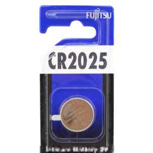 Pila Lithium FUJITSU CR2025 3V, Blíster 1 Unid.