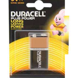 Pila alkalina DURACEL Plus 9V, Blíster 1