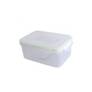 Táper hermético rectangular de plástico 400ml